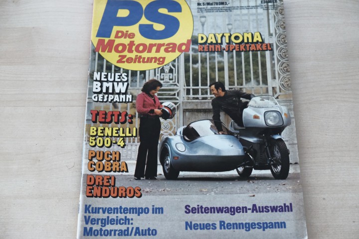 Deckblatt PS Sport Motorrad (05/1978)